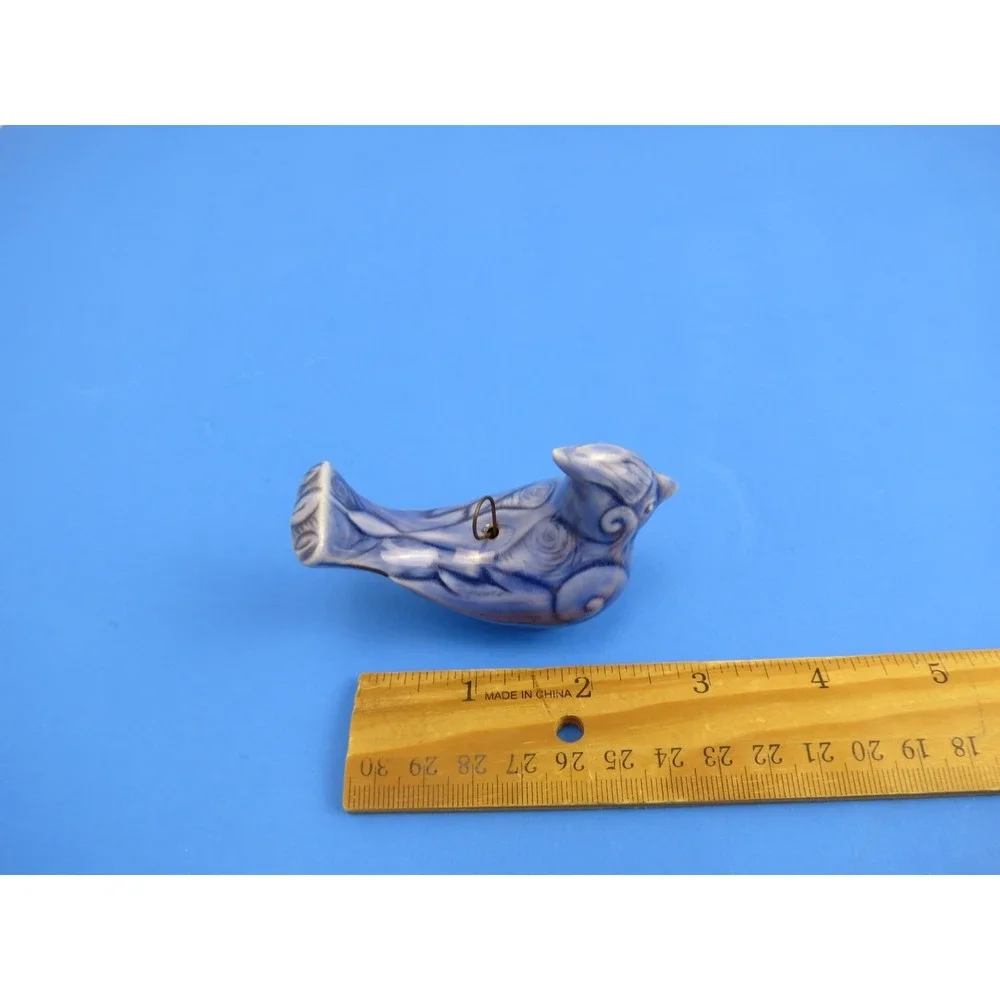 Rookwood Pottery 10071 Blue Cardinal Christmas Ornament 2012